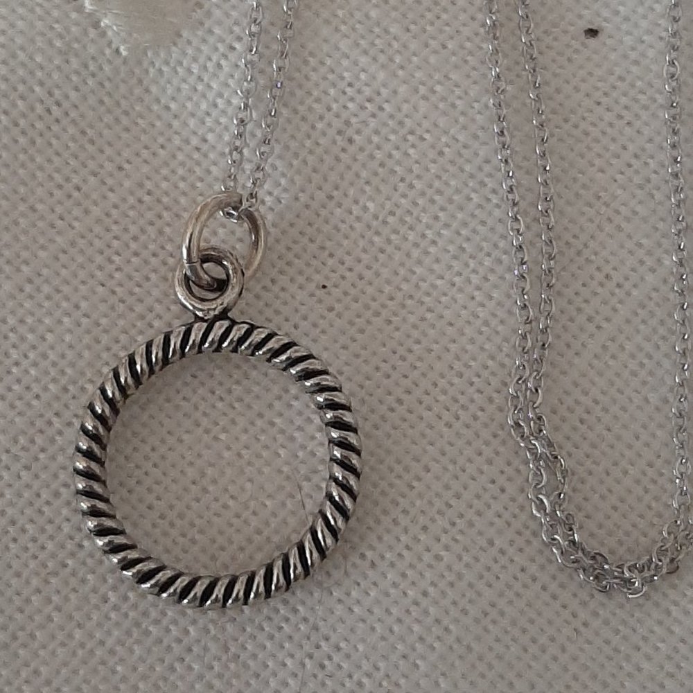 Silver Circle Necklace